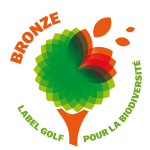 Bronze Golf for Biodiversity Label, awarded by the French Golf Federation