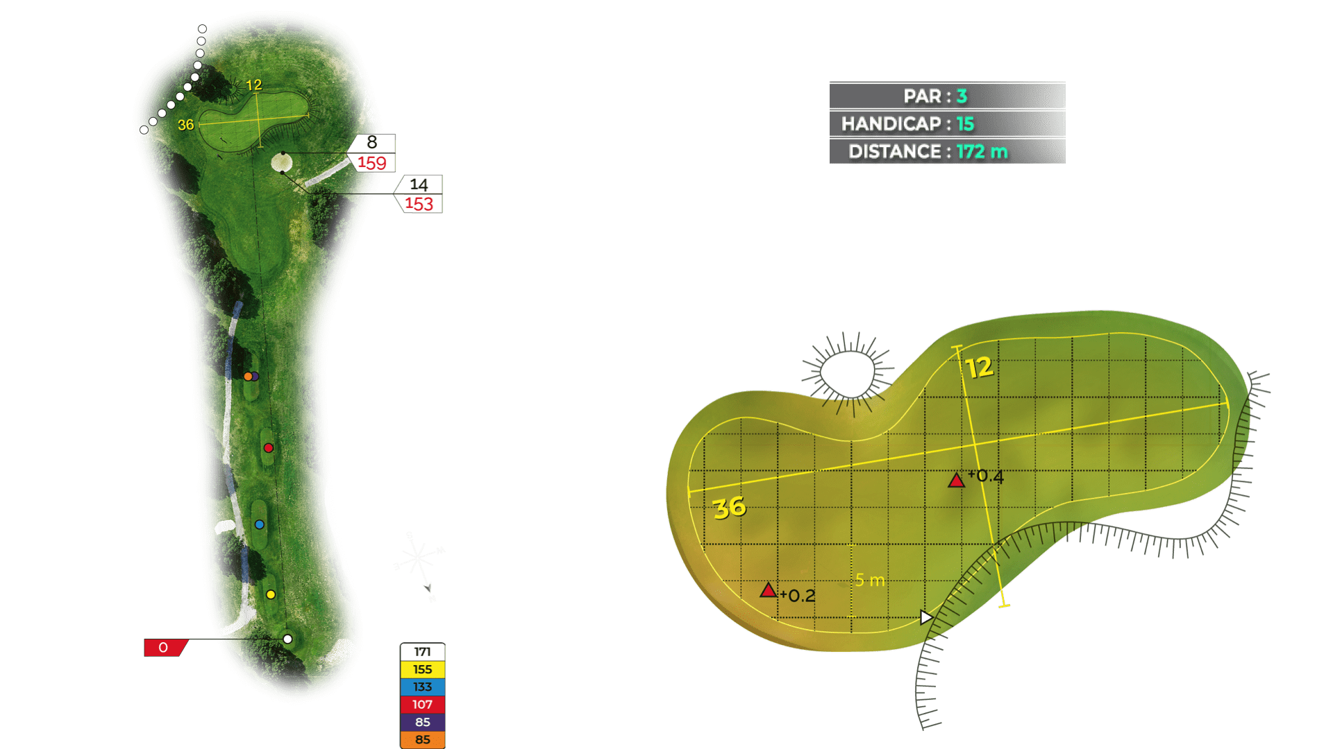 Hole 2 on the 18-hole Puech course