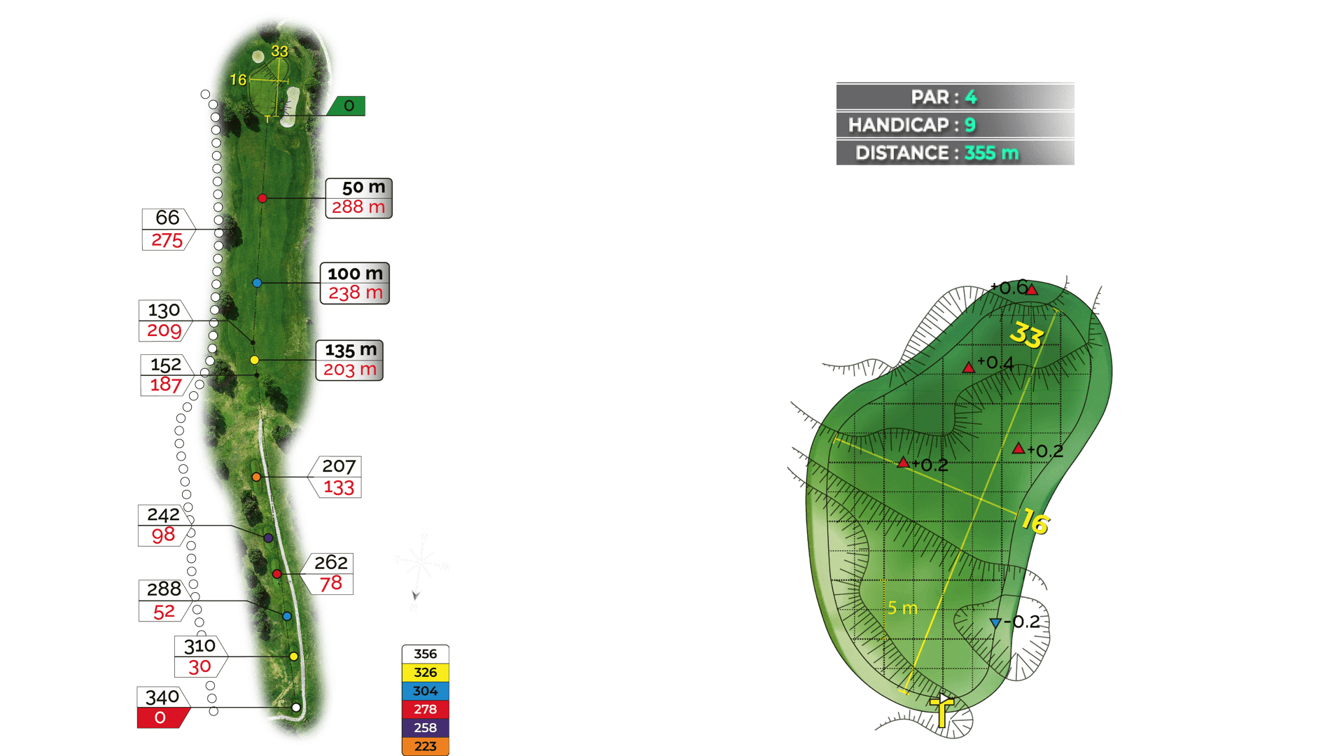 Hole 3 on the 18-hole Puech course