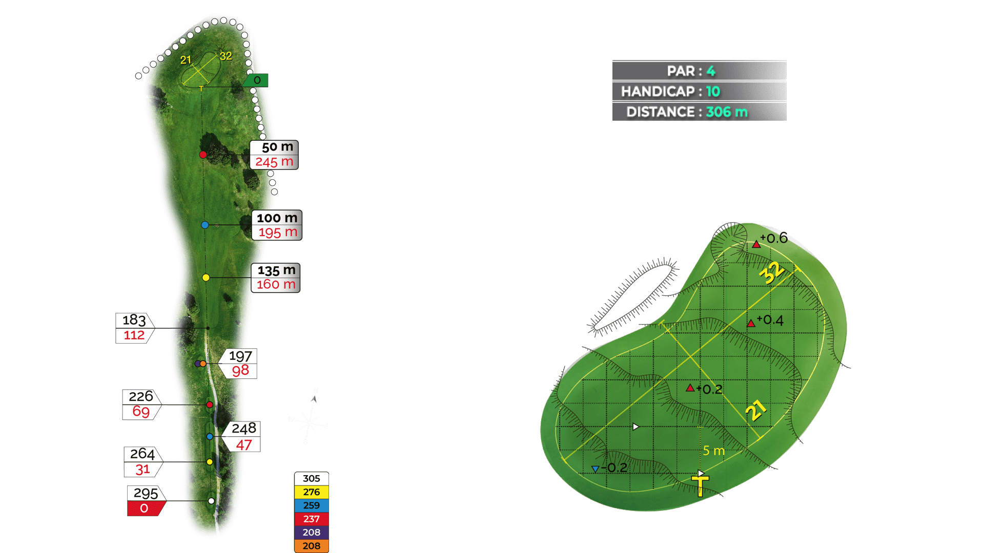 Hole 4 on the 18-hole Puech course