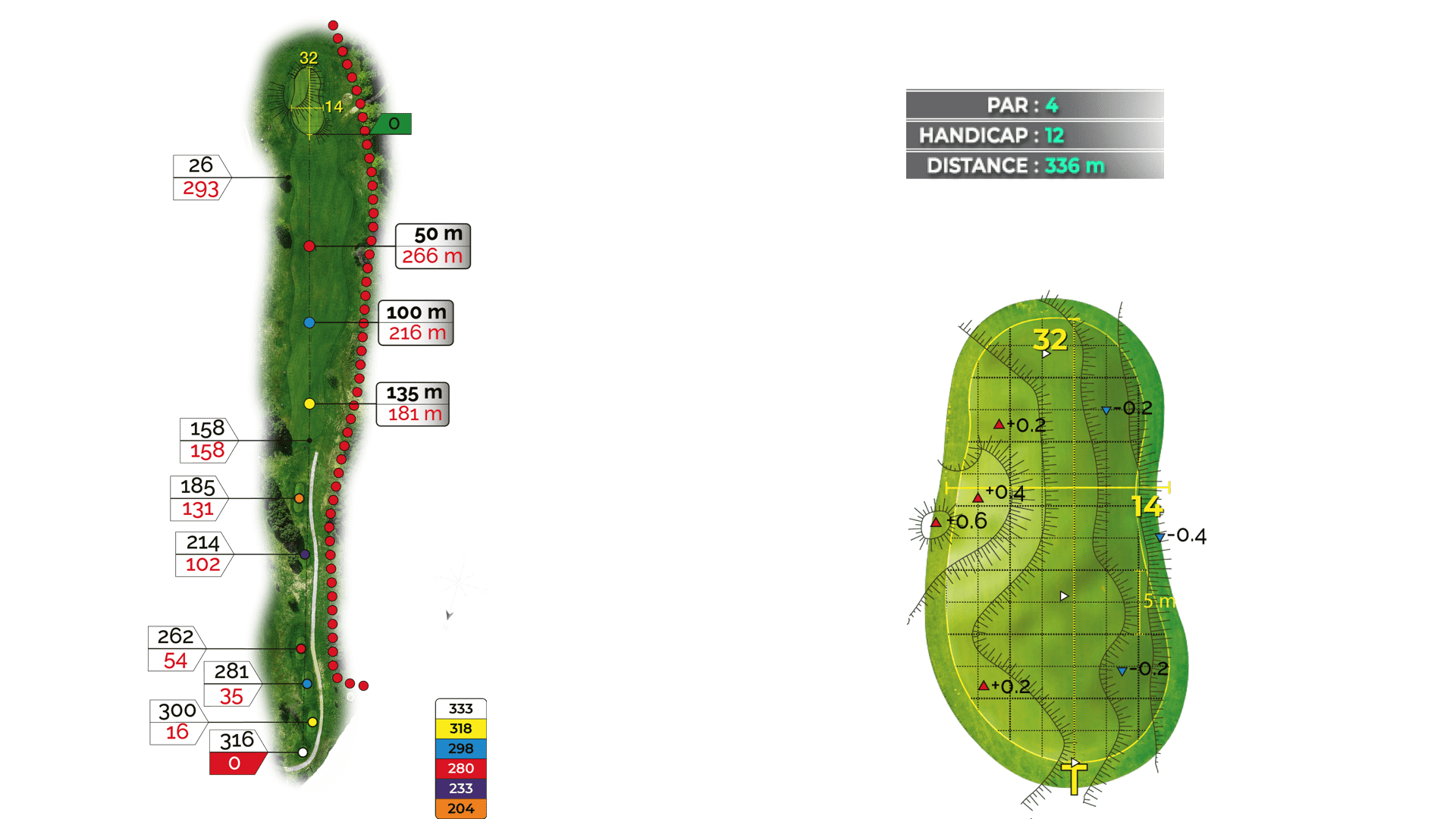 Hole 5 on the 18-hole Puech course