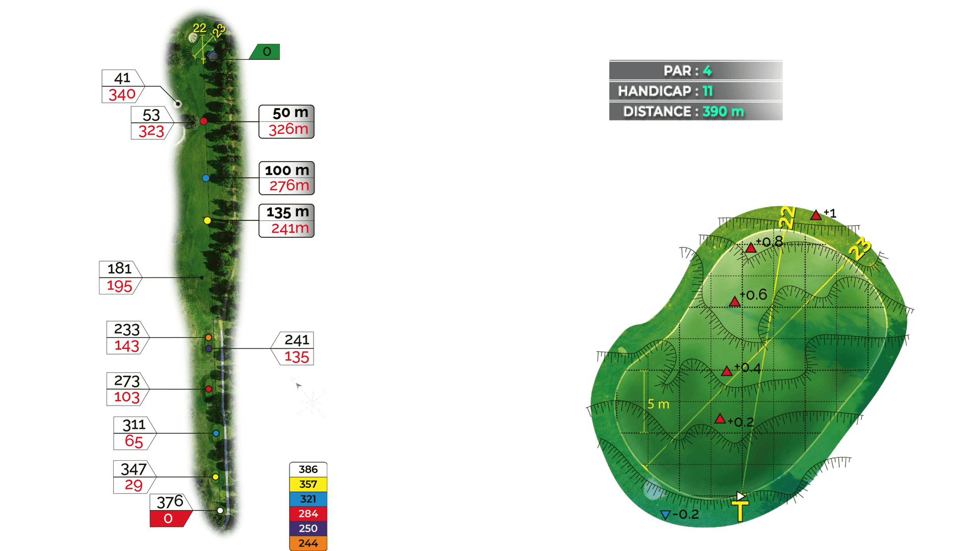 Hole 7 on the 18-hole Puech course