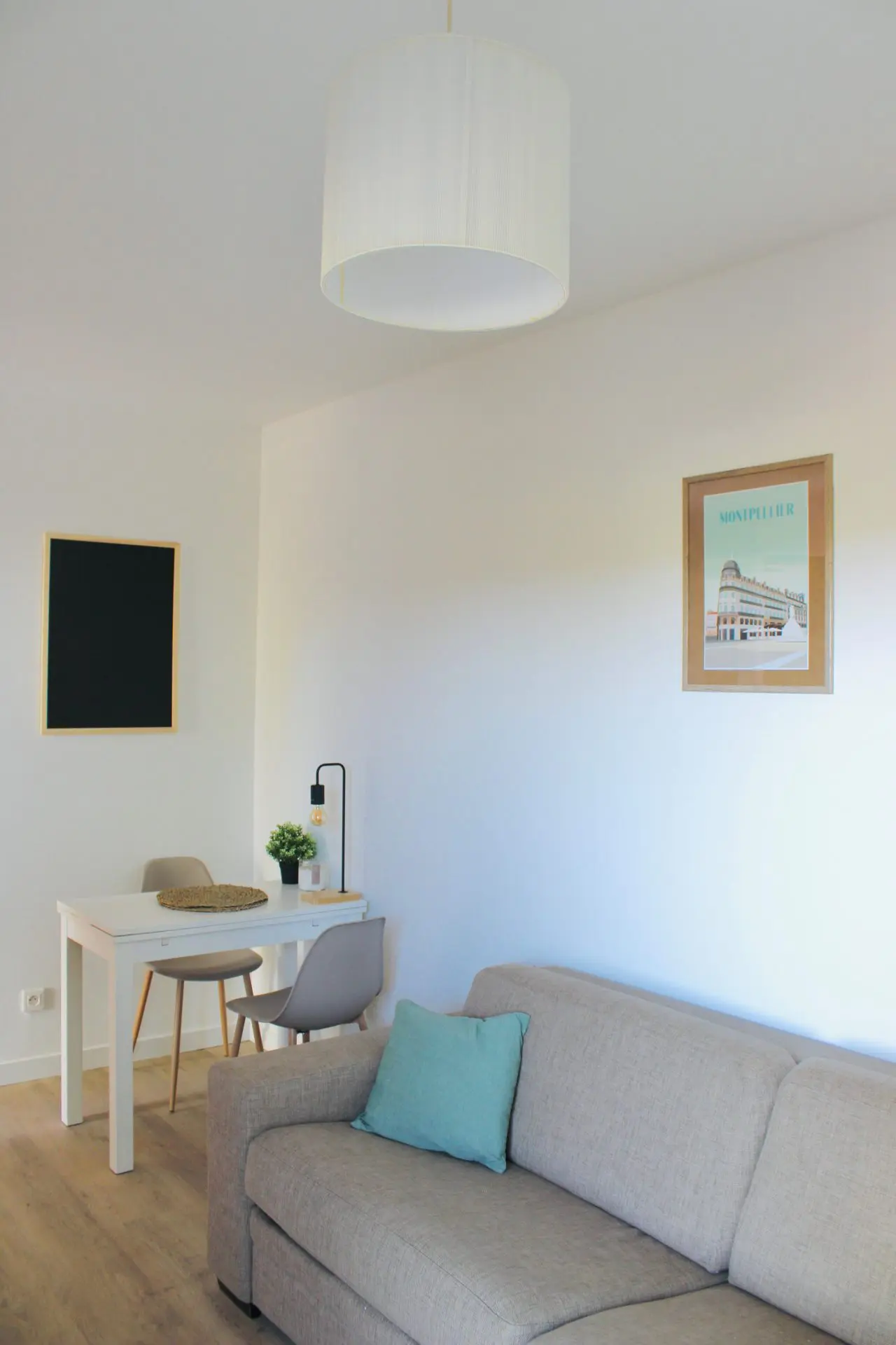 Living space of the studio, another view
